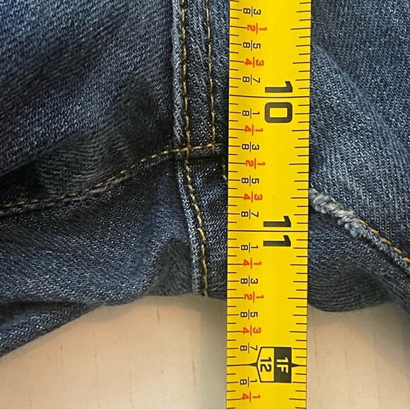 AG Adriano Goldschmied Cotton Mid Rise Straight Leg Hippie Blue Jeans Size 36 - Picture 12 of 13